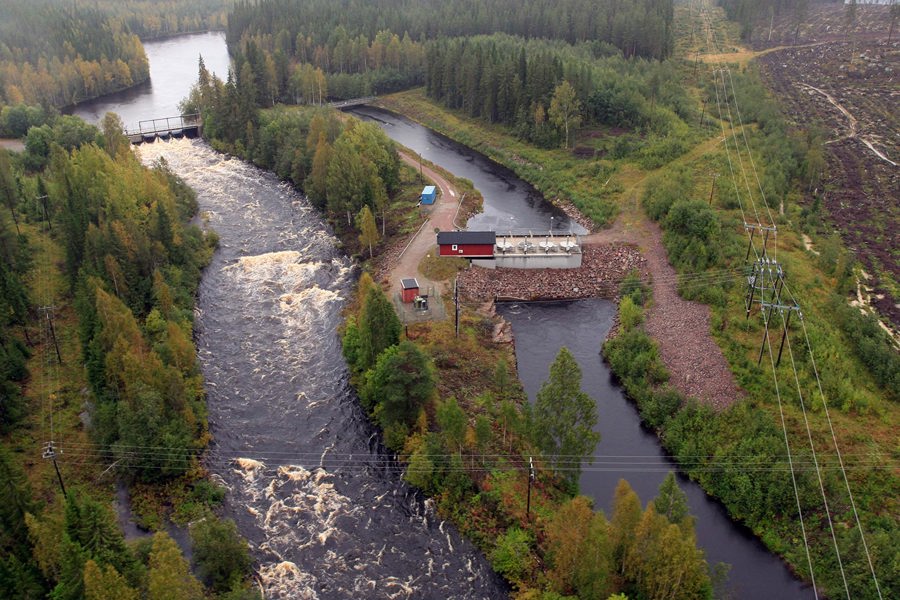 Gammelby hydropower plant